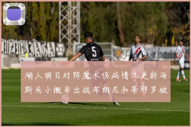 湖人明日对阵魔术伤病情况更新海斯或小概率出战布朗尼和蒂耶罗被下放